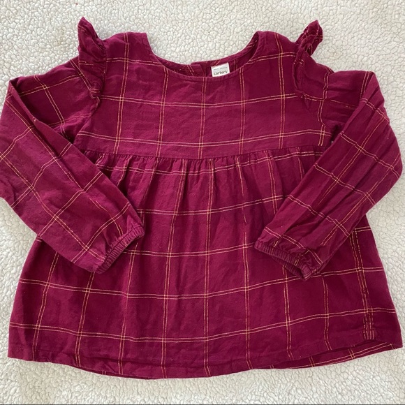 🥰5/$20🥰GUC Girl’s Lot Size 5, Carter’s Top, Tangerine Skirt in Black - Picture 2 of 8